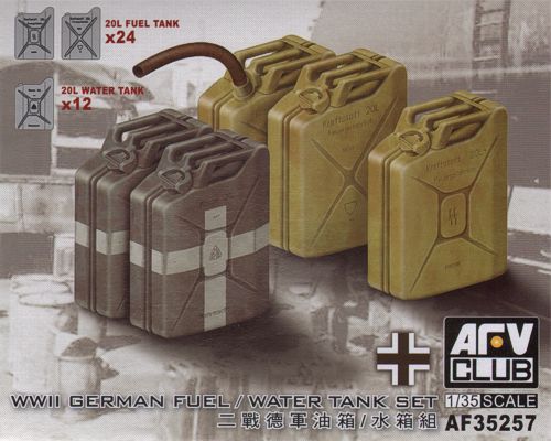 German WWII Fuel & Water Cans Set