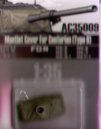 Mantlet Cover for Centurion Type B (designed to be used with AFV Club kits)[Centurion Mk.1]