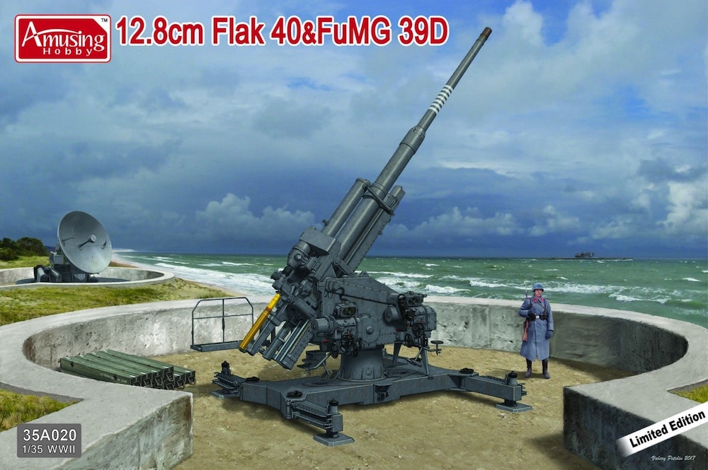 Amusing Hobby 12.8cm Flak 40&FuMG - AH35A020 - Military Vehicle Kits