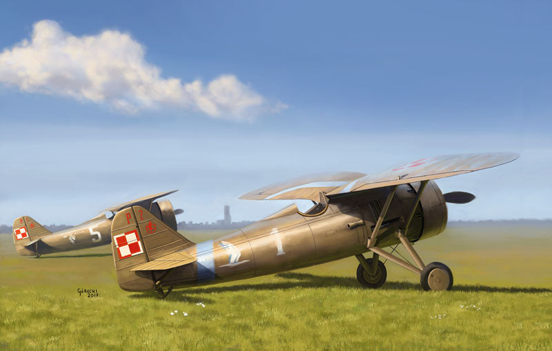 PZL P.7a Expert Set plastic/PE/decal x4