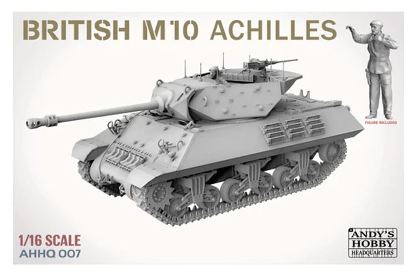 Andy’s Hobby HQ 007 1/16 British Achilles M10 IIc Tank Destroyer Model Kit Overlord WEST WALL ASSAULT ON THE RHINE
