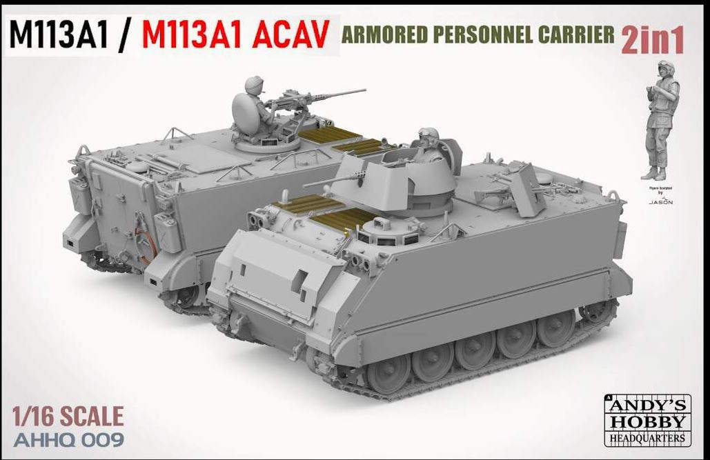 ANDYS HOBBY HEADQUARTERS AHHQ009 1/16 M113 A1 OR M113ACAV - Access Models