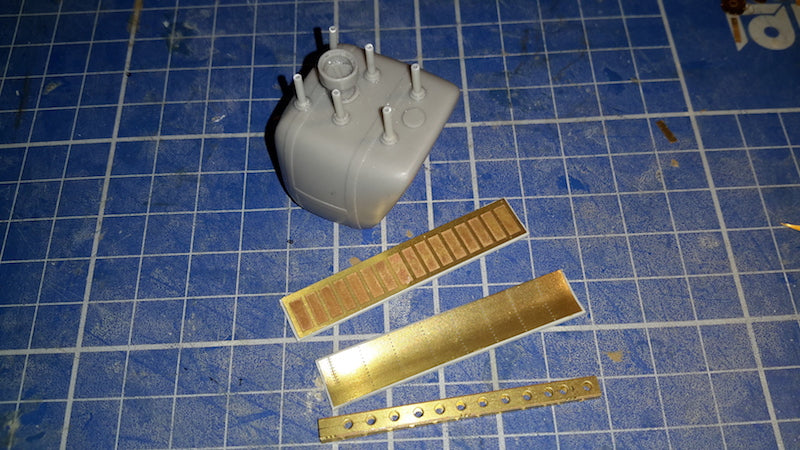 Junkers Ju-88 additional fuel tank field conversion to the rear bomb bay as used on many Ju-88's (designed to be used with Monogram and Revell kits) Rustsatz B2 fuel bay