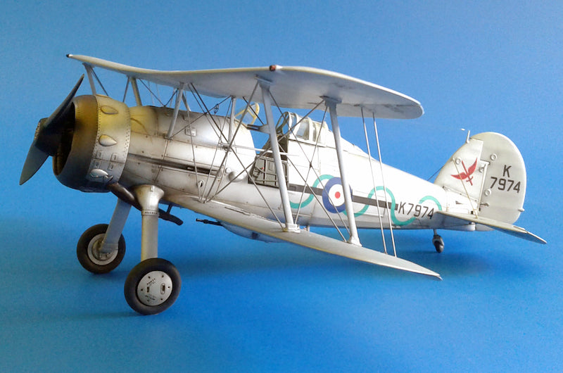 Gloster Gladiator Rigging + Wing / Tail details (designed to be used with Eduard kits and Roden kits)[Mk.I/Mk.II)