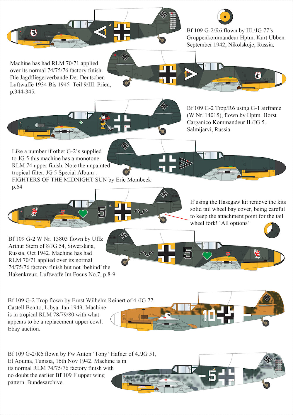 Messerschmitt Bf-109G-2 (as found in set 32P015) [Bf-109G-2/4]