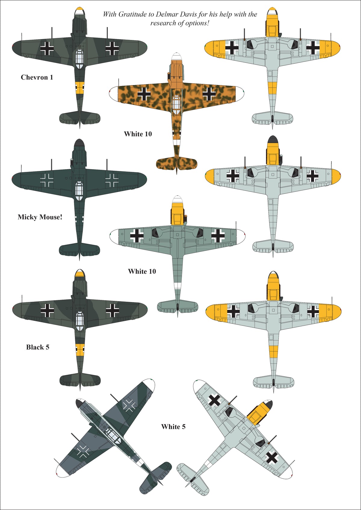 Messerschmitt Bf-109G-2 (as found in set 32P015) [Bf-109G-2/4]