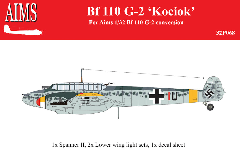 Messerschmitt Bf-110G-2 'Kociok' conversion (for Aims Bf-110 G-2 conversion or modified old Revell G-4 kit)
