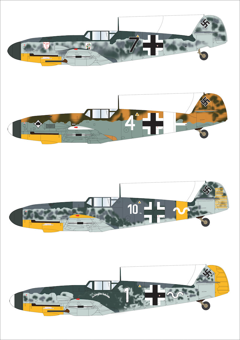 Messerschmitt Bf-109G-4 conversion (designed to be used with Hasegawa and Revell kits)Bf-109G-6]