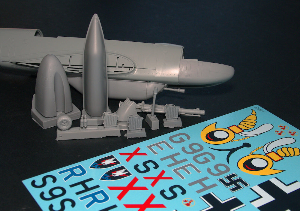 Messerschmitt Bf-110C-6 conversion (designed to be used with the Dragon or Revell Bf-110C-7 kits)