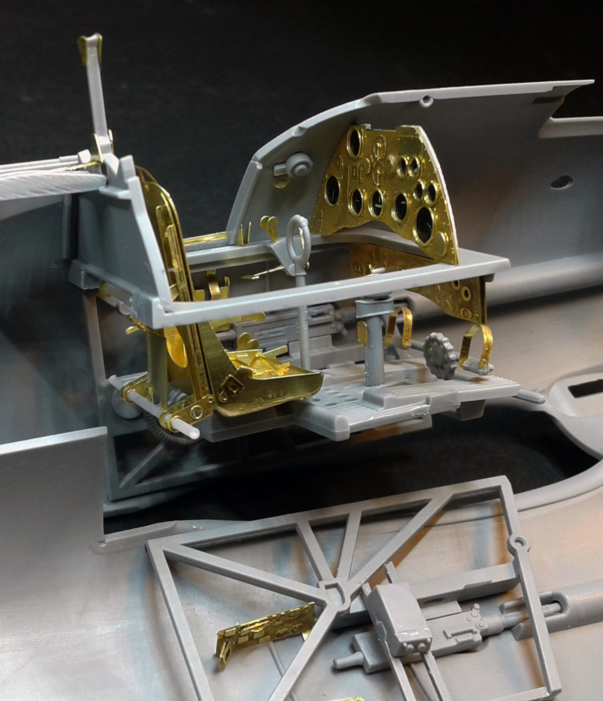 Gloster Gladiator Mk.I/Mk.II/Sea cockpit details (designed to be used with ICM UA UK kits)
