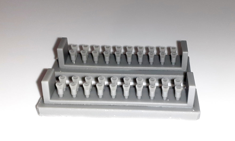 BMW 801 flame dampers - for any German aircraft using BMW 801 engines at night - enough for 2x engines