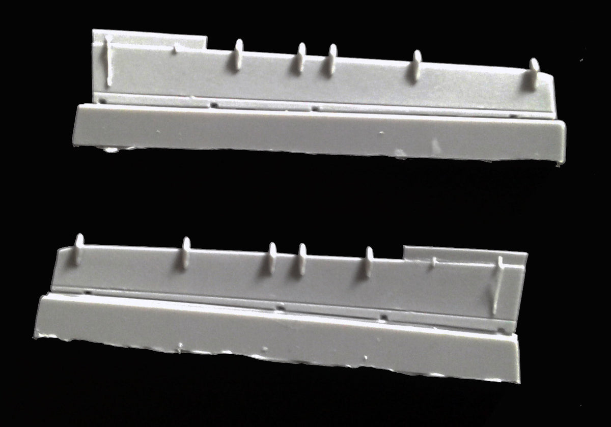 Heinkel He-177A-3 lower aileron parts to back-date Revell He-177A-5 to an He-177A-3 (designed to be used with Revell kits) [He-177A-5]
