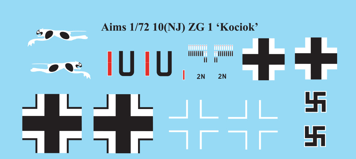 Messerschmitt Bf-110G-2 'Kociok' conversion (for any Messerschmitt Bf-110G-2 kit)