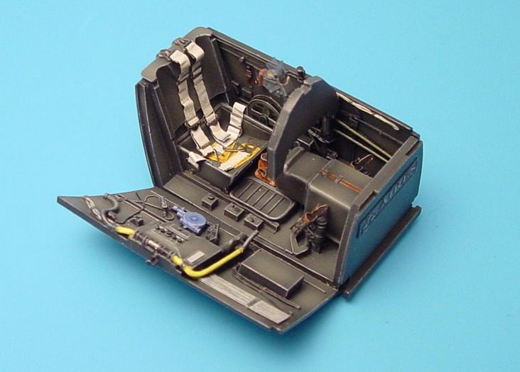 Messerschmitt Bf-109G-6 cockpit (designed to be used with Hasegawa kits)