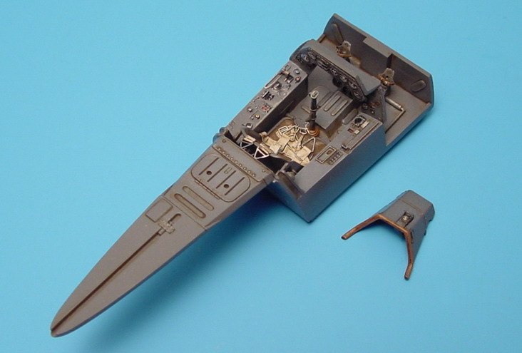 Focke-Wulf Fw-190D cockpit set designed to be used with Hasegawa and Hobby 2000 kits)