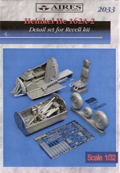 Heinkel He-162A-2 Salamander detail set (designed to be used with Revell kits)
