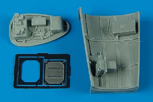 Messerschmitt Bf-109G radio equipment late version (designed to be used with Hasegawa kits)