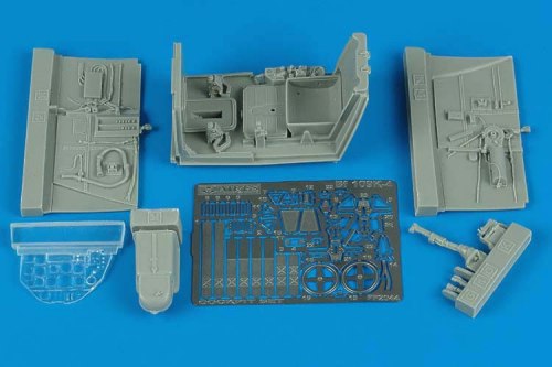 Messerschmitt Bf-109K cockpit set (designed to be used with Hasegawa kits)