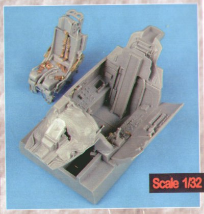 Republic F-105D Thunderchief cockpit (designed to be used with Trumpeter kits)