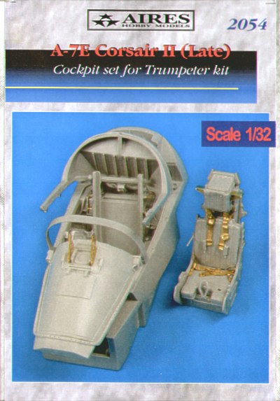 LTV A-7E Corsair II cockpit late version (designed to be used with Trumpeter kits)