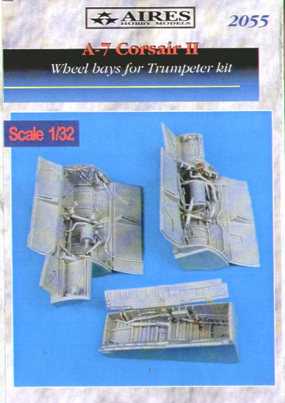 LTV A-7E Corsair II wheel Bay (designed to be used with Trumpeter kits)