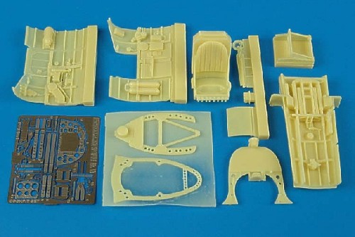 Supermarine Spitfire Mk.V cockpit set (designed to be used with Hasegawa kits)