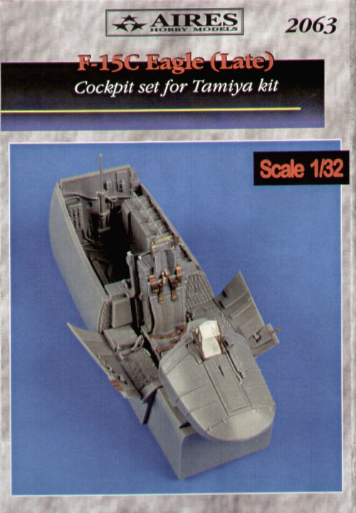 McDonnell F-15C Eagle late version cockpit set (designed to be used with Tamiya kits)