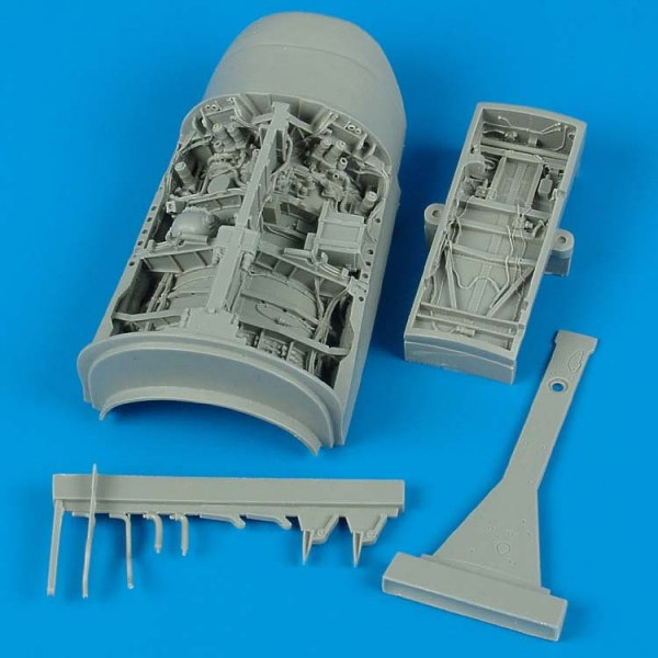 Lockheed-Martin F-16CJ Falcon wheel bay (designed to be used with Tamiya kits)