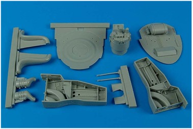 Grumman F8F-1 Bearcat wheel bay (designed to be used with Trumpeter kits)