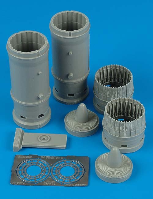 McDonnell F-4B/F-4C/F-4D/F-4N Phantom Exhaust Nozzles (designed to be used with Tamiya kits) (McDonnell F-4B/F-4C/F-4D/F-4N)