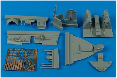 Grumman F8F-1 Bearcat cockpit set (designed to be used with Trumpeter kits)