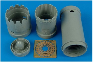 Lockheed-Martin F-16C block 30/40/50/60 exhaust nozzle (designed to be used with Tamiya kits)