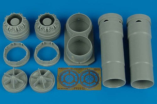 BAC/EE Lightning F.2/F.6 exhaust nozzles (designed to be used with Trumpeter kits)