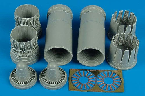 Eurofighter EF-2000A Typhoon EF 2000A early exhaust nozzles bay (designed to be used with Trumpeter kits)
