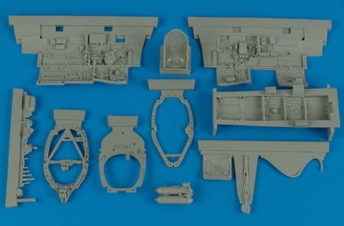 Supermarine Spitfire Mk.IX cockpit set (designed to be used with Tamiya kits)