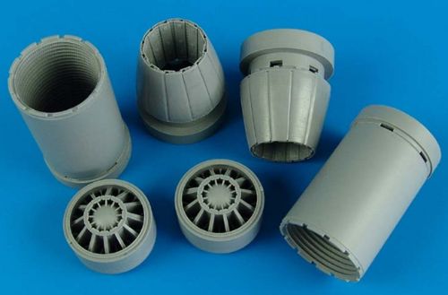 Boeing F/A-18E / F/A-18F Super Hornet exhaust nozzle - opened (designed to be used with Trumpeter kits)