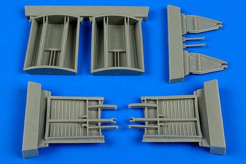 Lockheed F-104G/S Starfighter airbrakes (designed to be used with Italeri kits)