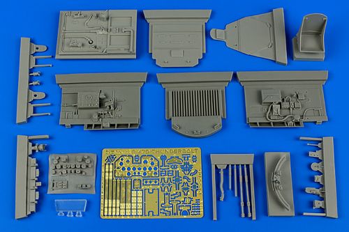 Republic P-47D Thunderbolt cockpit set (designed to be used with Hasegawa kits)