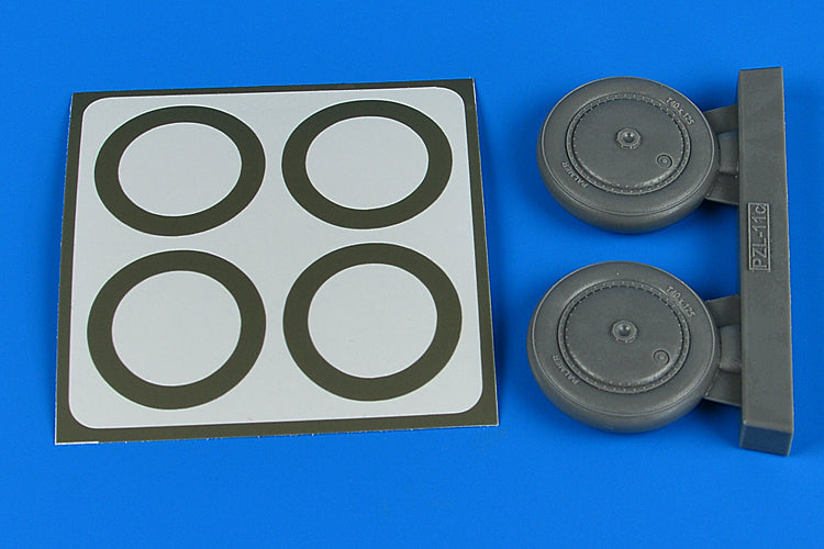 PZL P.11c wheels & paint masks (designed to be used with IBG Models kits)