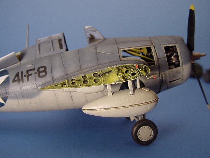 Grumman F4F-4 Wildcat wingfold set (designed to be used with Tamiya kits)