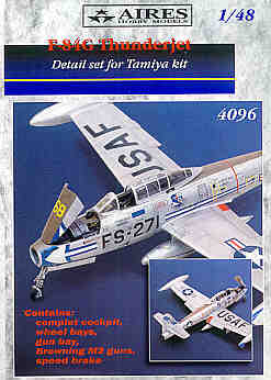 Republic F-84G Thunderjet (designed to be used with Tamiya kits)