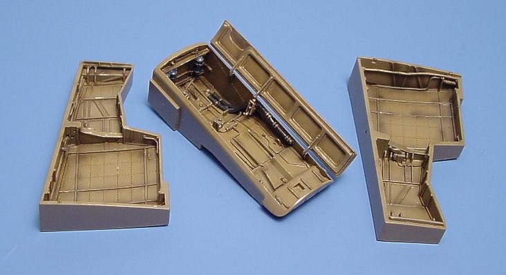 Dornier Do-335A wheel bay (designed to be used with Tamiya kits)