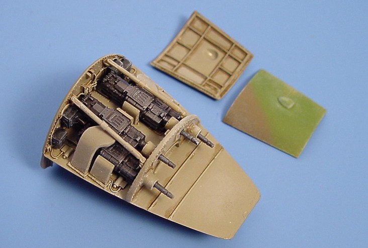 Messerschmitt Me-262A Schwalbe gun bay (designed to be used with Dragon kits)