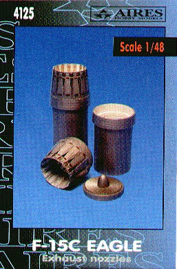 McDonnell F-15C Eagle Exhaust Nozzles (designed to be used with Hasegawa kits)