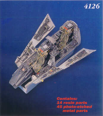 McDonnell F-4E/F-4F Phantom Cockpit set (designed to be used with Hasegawa kits)