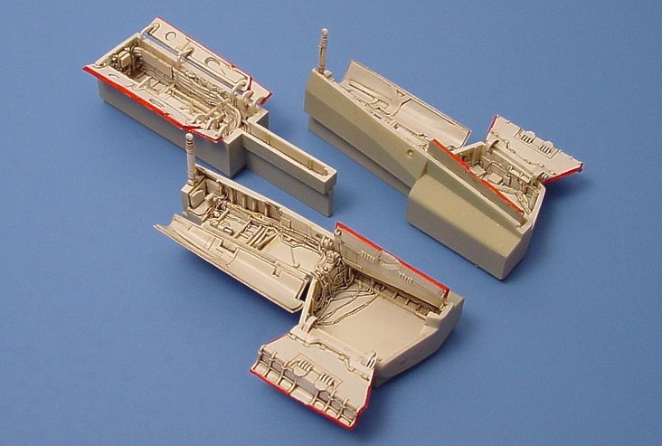 Grumman F-14A/F-14B Tomcat wheel bay (designed to be used with Hasegawa kits)