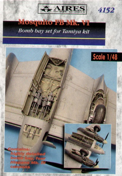 de Havilland Mosquito Mk.VI bomb bay (designed to be used with Tamiya kits)