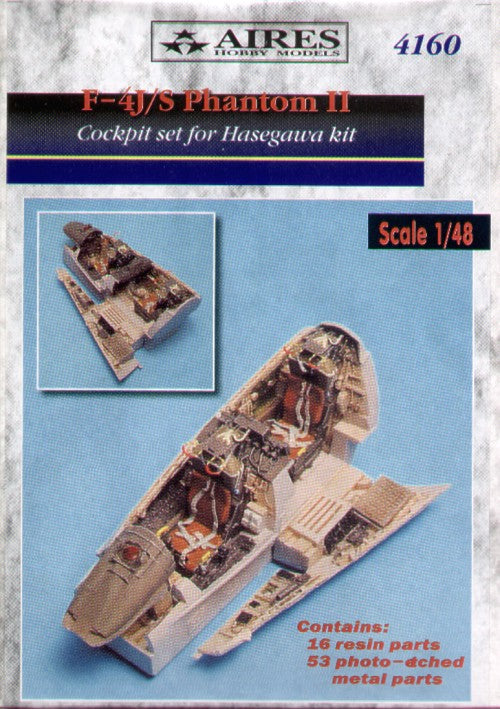 McDonnell F-4J/F-4S Phantom cockpit set (designed to be used with Hasegawa kits)