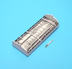 Vought F-8E Crusader engine duct bay for use with a raised wing (designed to be used with Eduard kits, Hasegawa and Hobby 2000 kits)