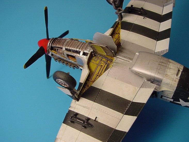 North-American P-51B/P-51C Mustang wheel bay (designed to be used with Tamiya kits)